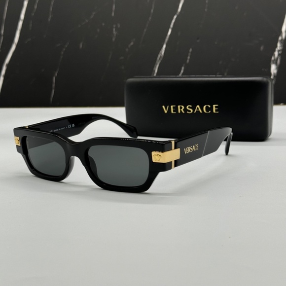 NEW VE4465 GB1/87 VERSACE SQUARE MOD 4465 GB1/87 UNISEX SUNGLASSES VE4465 GB187 - Picture 1 of 11